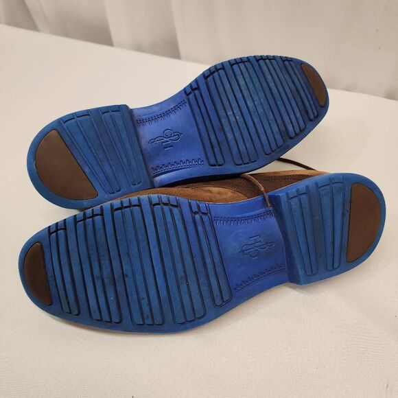 Cole Haan Brown Oxfords with Blue Sole - Picture 10 of 10